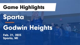 Sparta  vs Godwin Heights  Game Highlights - Feb. 21, 2023