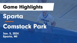 Sparta  vs Comstock Park  Game Highlights - Jan. 5, 2024