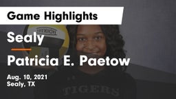 Sealy  vs Patricia E. Paetow  Game Highlights - Aug. 10, 2021