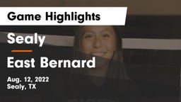 Sealy  vs East Bernard  Game Highlights - Aug. 12, 2022