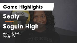 Sealy  vs Seguin High Game Highlights - Aug. 18, 2022