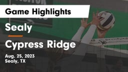 Sealy  vs Cypress Ridge  Game Highlights - Aug. 25, 2023