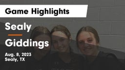 Sealy  vs Giddings  Game Highlights - Aug. 8, 2023