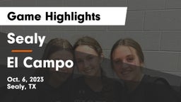 Sealy  vs El Campo Game Highlights - Oct. 6, 2023
