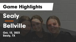 Sealy  vs Bellville  Game Highlights - Oct. 13, 2023