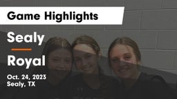 Sealy  vs Royal Game Highlights - Oct. 24, 2023