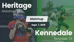 Matchup: Heritage  vs. Kennedale  2018