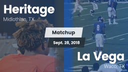 Matchup: Heritage  vs. La Vega  2018