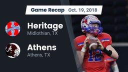 Recap: Heritage  vs. Athens  2018