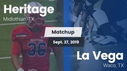 Matchup: Heritage  vs. La Vega  2019