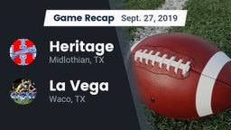 Recap: Heritage  vs. La Vega  2019