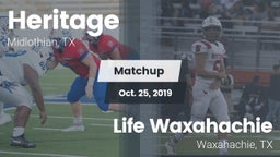 Matchup: Heritage  vs. Life Waxahachie  2019