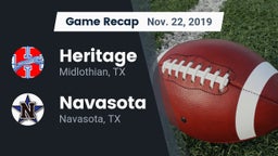 Recap: Heritage  vs. Navasota  2019