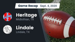 Recap: Heritage  vs. Lindale  2020