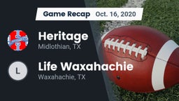 Recap: Heritage  vs. Life Waxahachie  2020