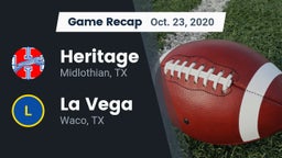 Recap: Heritage  vs. La Vega  2020
