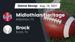 Recap: Midlothian Heritage  vs. Brock  2021