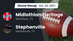 Recap: Midlothian Heritage  vs. Stephenville  2021