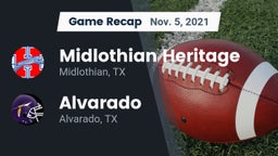 Recap: Midlothian Heritage  vs. Alvarado  2021