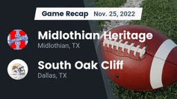 Recap: Midlothian Heritage  vs. South Oak Cliff  2022
