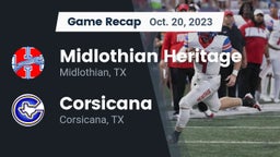 Recap: Midlothian Heritage  vs. Corsicana  2023