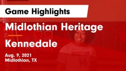 Midlothian Heritage  vs Kennedale  Game Highlights - Aug. 9, 2021