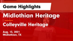 Midlothian Heritage  vs Colleyville Heritage  Game Highlights - Aug. 13, 2021