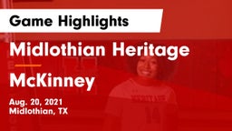 Midlothian Heritage  vs McKinney  Game Highlights - Aug. 20, 2021