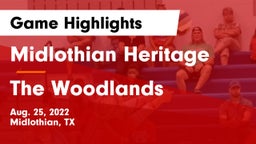 Midlothian Heritage  vs The Woodlands  Game Highlights - Aug. 25, 2022