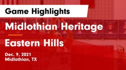 Midlothian Heritage  vs Eastern Hills  Game Highlights - Dec. 9, 2021