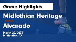 Midlothian Heritage  vs Alvarado  Game Highlights - March 20, 2023