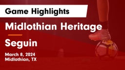 Midlothian Heritage  vs Seguin  Game Highlights - March 8, 2024
