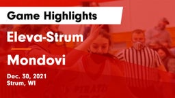 Eleva-Strum  vs Mondovi  Game Highlights - Dec. 30, 2021