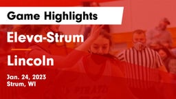 Eleva-Strum  vs Lincoln  Game Highlights - Jan. 24, 2023