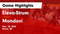 Eleva-Strum  vs Mondovi  Game Highlights - Dec. 28, 2023