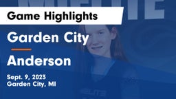 Garden City  vs Anderson  Game Highlights - Sept. 9, 2023