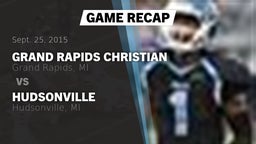 Recap: Grand Rapids Christian  vs. Hudsonville  2015