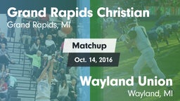 Matchup: Grand Rapids vs. Wayland Union  2016