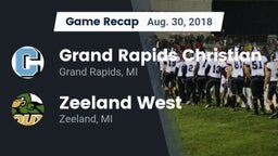 Recap: Grand Rapids Christian  vs. Zeeland West  2018