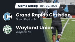 Recap: Grand Rapids Christian  vs. Wayland Union  2020