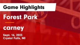 Forest Park  vs carney Game Highlights - Sept. 16, 2023