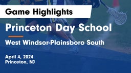 Princeton Day School vs West Windsor-Plainsboro South  Game Highlights - April 4, 2024