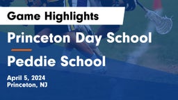 Princeton Day School vs Peddie School Game Highlights - April 5, 2024