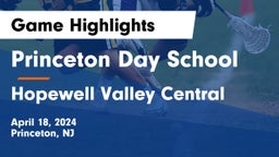 Princeton Day School vs Hopewell Valley Central  Game Highlights - April 18, 2024