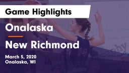 Onalaska  vs New Richmond  Game Highlights - March 5, 2020