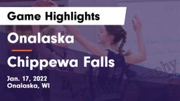 Onalaska  vs Chippewa Falls  Game Highlights - Jan. 17, 2022