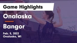Onalaska  vs Bangor  Game Highlights - Feb. 5, 2022