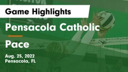Pensacola Catholic  vs Pace  Game Highlights - Aug. 25, 2022