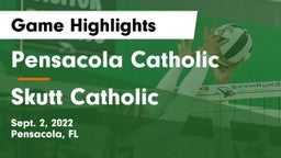Pensacola Catholic  vs Skutt Catholic  Game Highlights - Sept. 2, 2022