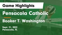 Pensacola Catholic  vs Booker T. Washington  Game Highlights - Sept. 21, 2022